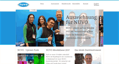 Desktop Screenshot of nuvo-instruments.info